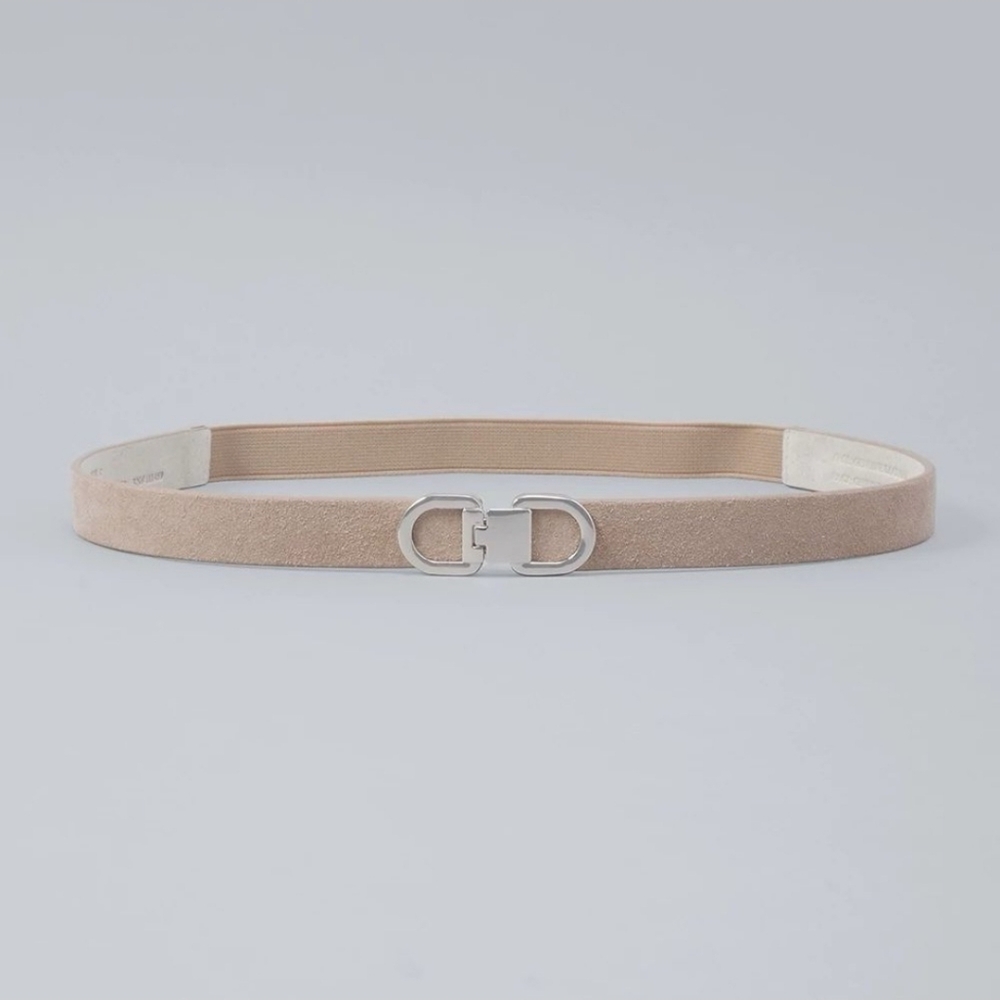 3 For $18 White House Black Market Blush Belt with Silver Accent